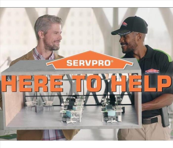 SERVPRO employee working